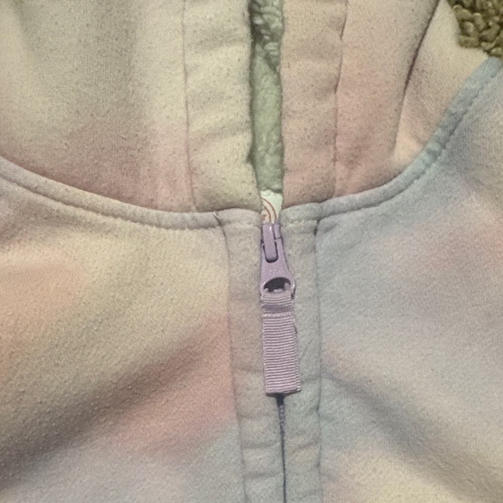 wonder nation Pastel Tie-Dye Zip Hoodie - Pink & Blue - Picture 2 of 4